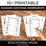 Printable Shadow Matching Worksheets | 15+ Fun Themes