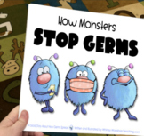 Printable Social Story 3-How Monsters Stop Germs -Book wit