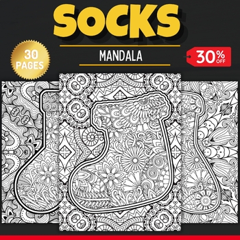 Preview of Printable Socks Coloring Pages Sheets - Fun Socks day Activities