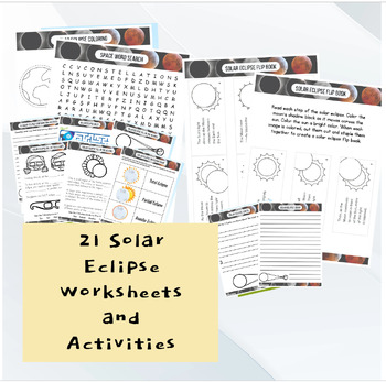 Printable Solar Eclipse Worksheets for Kids - Fun Learning Activities