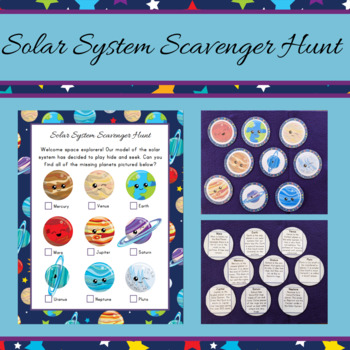 Preview of Printable Solar System Scavenger Hunt