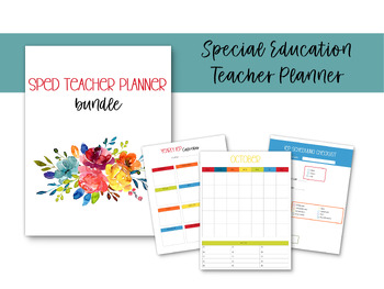 special education teacher planner