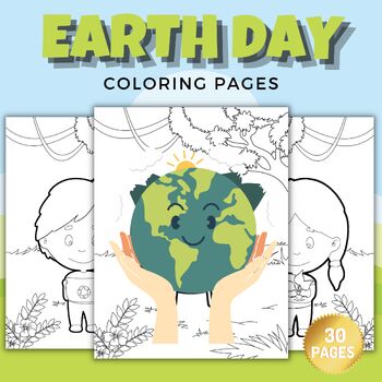 Preview of Printable Spring | Earth Day Coloring Sheets Pages - April Activities #aprilue2