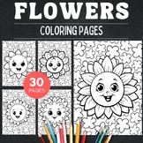 Printable Spring Flowers Coloring Pages Sheets - Fun Sprin