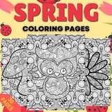 Printable Spring Mandala Coloring Pages Sheets - Fun March
