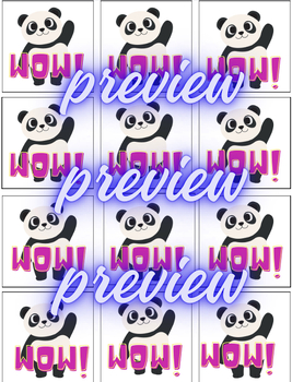 Preview of Printable Sticker Template PDF| Editable Stickers PDF