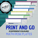 Printable Student Desk Name Plates