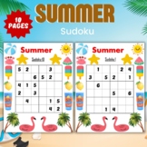 Summer Saison Easy Sudoku Puzzles  - Fun End of the year B
