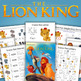 Printable THE LION KING Worksheets and Activity Sheets by Superstar