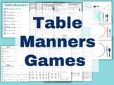 Table Manners Games Bundle For Teaching Dining Etiquette