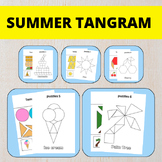 Printable Tangrams - Summer Tangram Puzzles