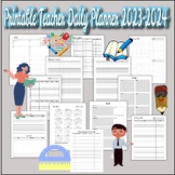 Printable Teacher Daily Planner 2023-2024