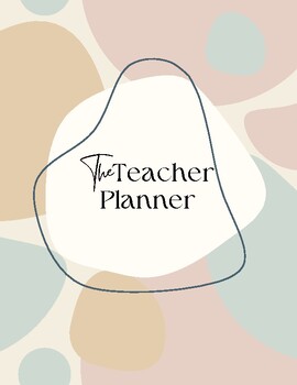Preview of Printable Teacher Planner