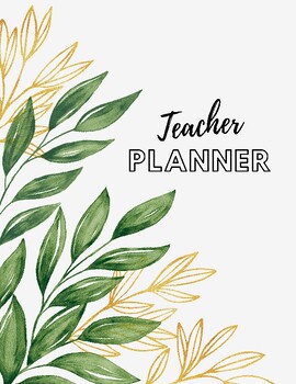 Preview of Printable Teacher Planner