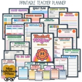 Printable Teacher Planner, Teacher Notebook, Teacher Organ