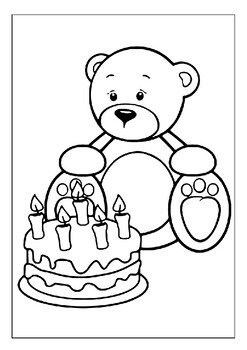 Coloring Activity Book: Teddy Bear's Adventures. Ages 5-10