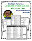 Lesson Plan: Printable PDF Templates - Teacher Plan Book w