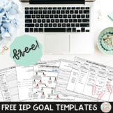 Printable Templates for Drafting IEP Goals and Objectives