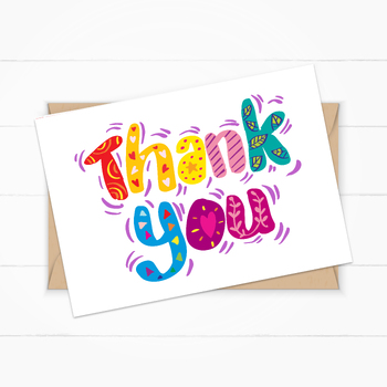 Preview of Printable Thank You Card - Express Your Gratitude in Style - Happy Retirement