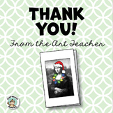 Printable Thank You Cards for Art Teachers