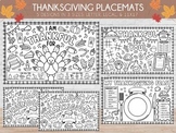 Printable Thanksgiving Placemats | Thanksgiving Activity P