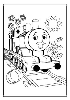 thomas train coloring pages printable