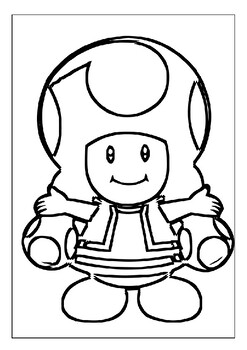 toadette coloring pages