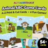 Alphabetimals™ Animal ABC Game Cards - A-Z Print & Cut Cards