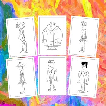 Total drama island  Total drama island, Character design sketches