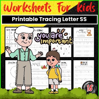 Preview of Printable Tracing Letter SS Worksheets
