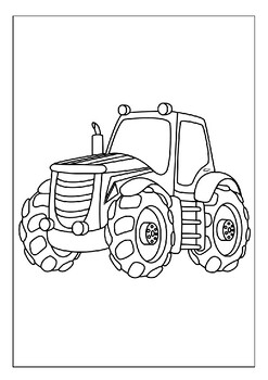 John Deere Tractor coloring and free printable for kids of all ages