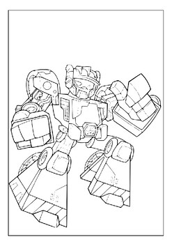 transformers rescue bots coloring pages