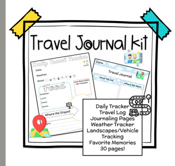 Travel Memory book Kit NEW