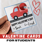 Printable Truck Valentine's Day cards