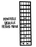 Printable Ukulele Fretboard Puzzle