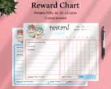 Printable Unicorn Reward Chart for Kids, Editable Chore Ch