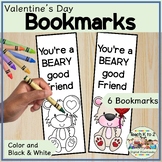 Printable Valentine Bookmarks/Small Gift/Treasure Chest/Re