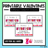 Printable Valentine's Day Cards | Stretchy Fidget Valentine's