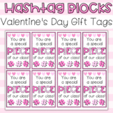 Printable Valentine's Day Gift Tags - Target Hashtag Block