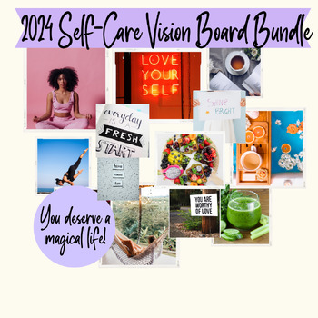 Printable Vision Board by La Petite Printable | TPT