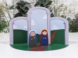 Printable Visitation Diorama | Atrium Level 1 | Catechesis