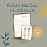 Printable Visual Schedule (Morning & School routine)