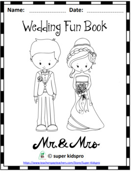 Wedding Coloring Book 