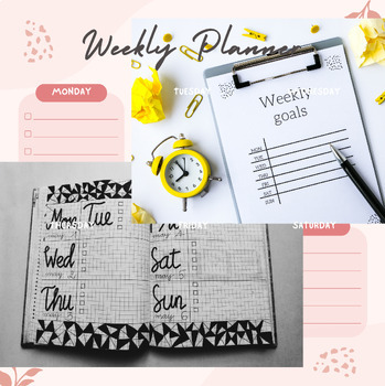 Preview of Printable Weekly Planner Templates - Download PDF