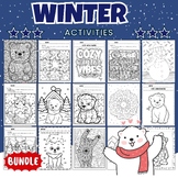 Printable Winter Activities & Games - Fun December January