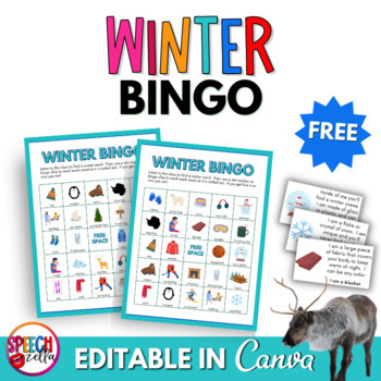 Preview of Printable Winter Bingo
