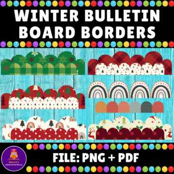 Preview of Printable Winter Bulletin Board Borders For Classroom Decorations
