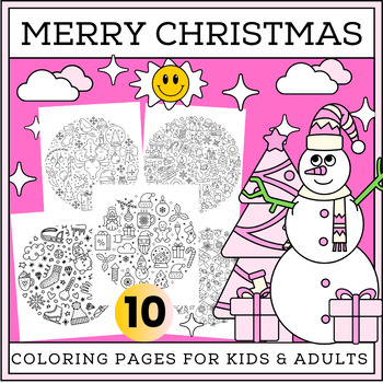 Christmas Adult Coloring Book Beautiful Winter Coloring Book for