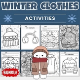 Printable Winter Clothes Coloring Pages - Fun December Jan