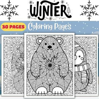 Preview of Summer Animals Mandala Coloring Pages Sheets - Fun End of the year Activities